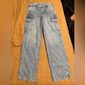 GAP Light Blue Cargo Jeans